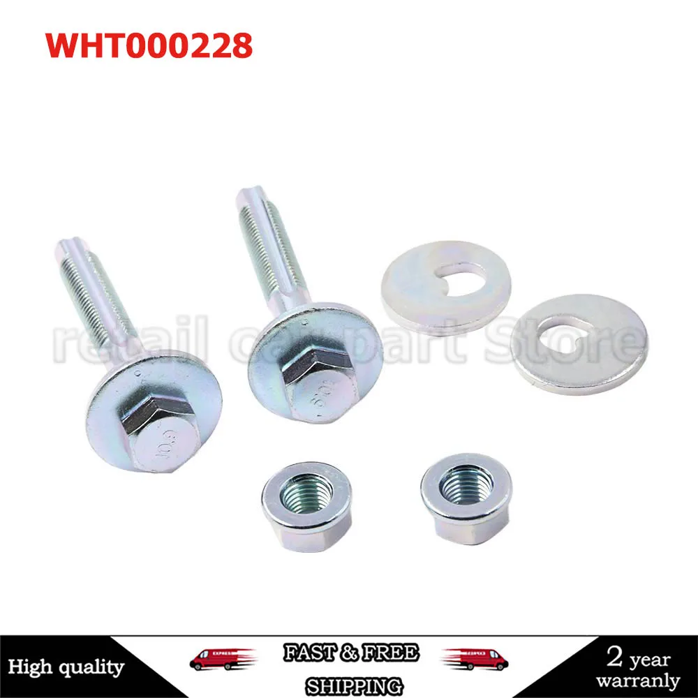 

2x комплект эксцентриковых болтов с гайками автомобильные детали аксессуары для VW Touran Passat Golf Jetta AUDI выравнивание нижней задней подвески