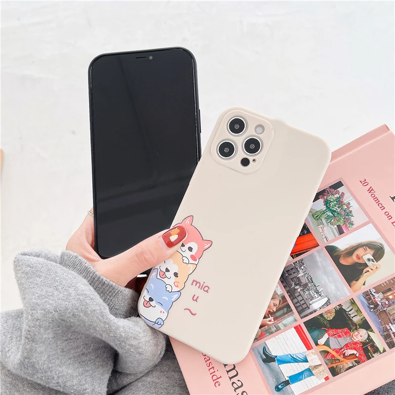 Cute cat side pattern Phone Case For VIVO Y73S 5G S7E VI S7 V20 PRO IQOO NEO3 Z1 X23 X27 x21i Cover |