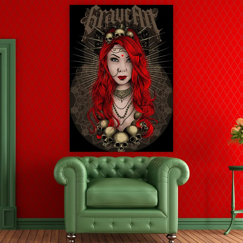 Фон для фотосъемки со злым скелетом с изображением персонажа страха