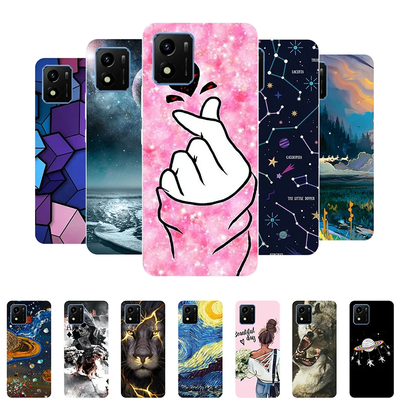 

Case for Vivo Y15S Cover V2120 Soft Silicone Cute Back Case Covers for Vivo Y15A Y15C V2134 V2147 Case Protective Y 15S Bumper