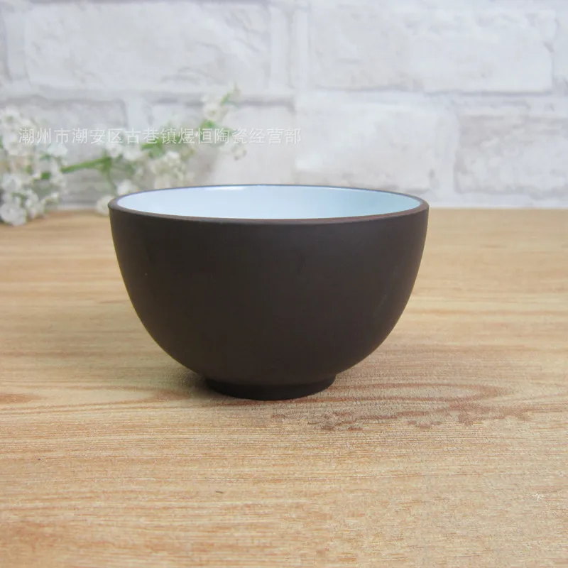 Акция! 6 шт. чайный набор из фиолетовой глины 120 мл |