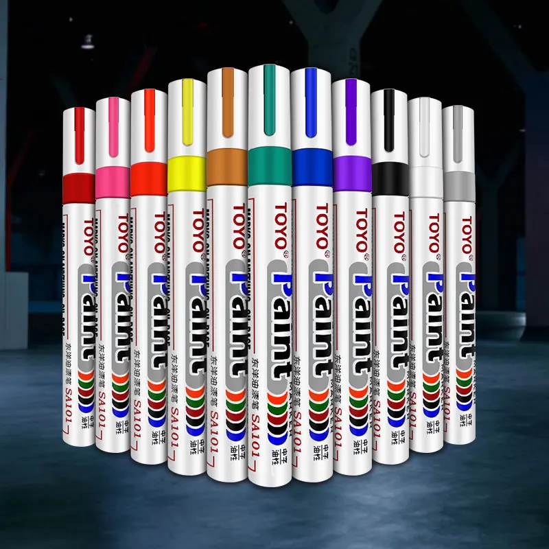 

11 Colors Car Auto Scratch Filler Repair Cover Pen Waterproof Tire Wheel Paint Repair Marker For Mercedes Benz AMG W205 W218
