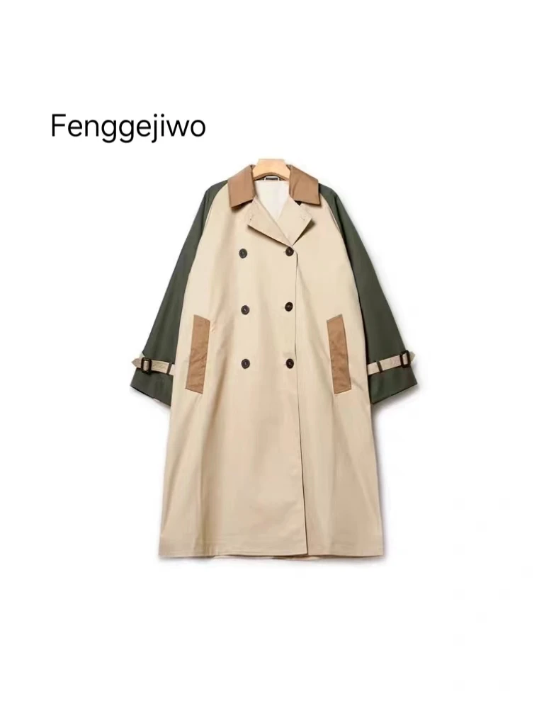 Женский тренч Fenggejiwo1