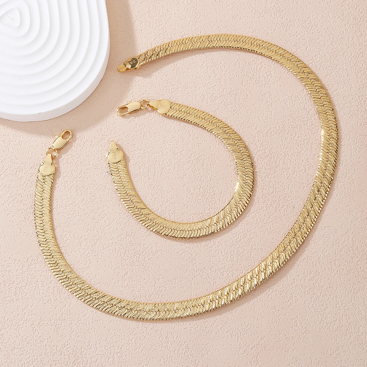 

Selead Necklace Bracelet Set Men's Women's Fashion Jewelry