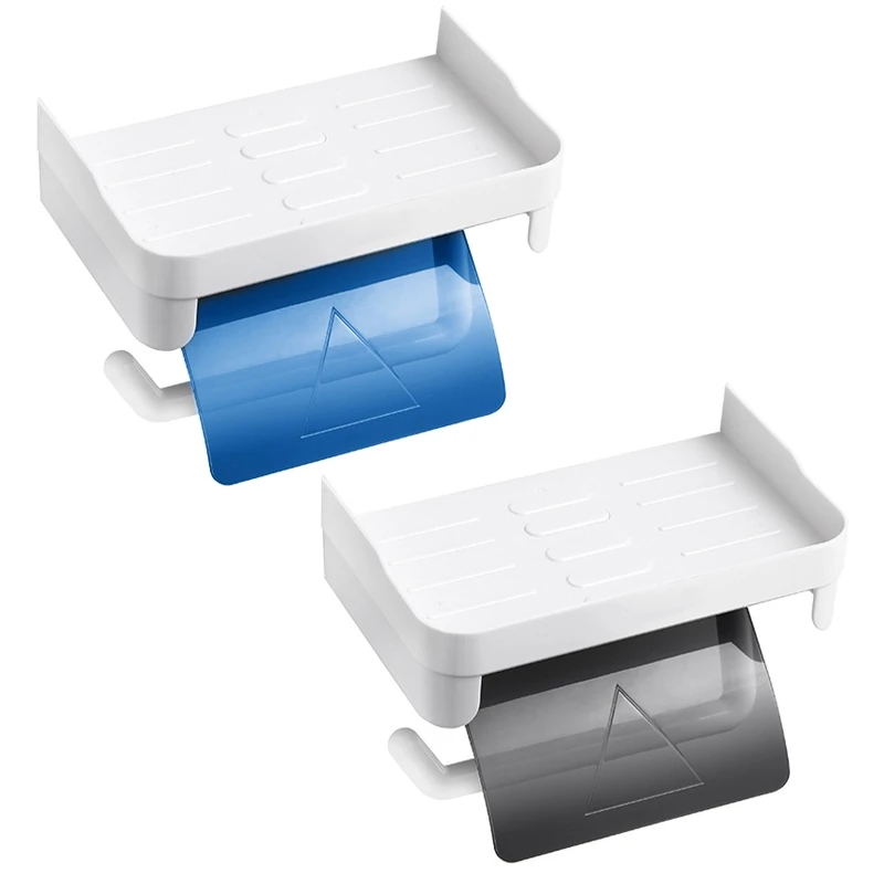 

Настенный держатель для рулона бумаги, настенный органайзер, полка для дома, спальни, ванной, водонепроницаемый стеллаж для хранения бумаги