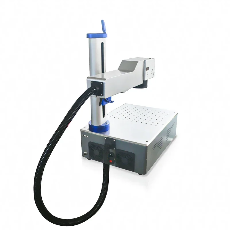 Мини Портативная настольная волоконная лазерная маркировочная машина 20 Вт 50 100