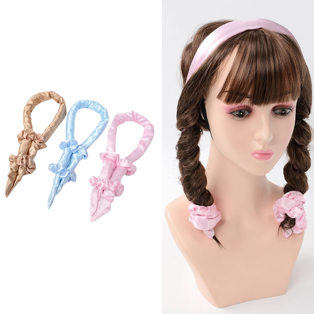 

Lazy Heatless Curling Rod Sponge Headband Air Wave Sponge No Heat Curlers Women Sleeping Modeling Tool Hair Accessories