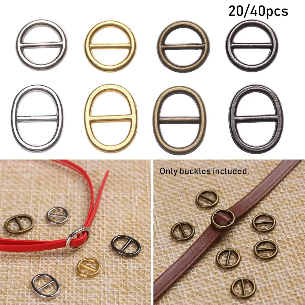 

Newest Stuffed Toys Mini Ultra-small 5mm/6mm Belt Buttons Tri-glide Buckle Doll Bags Accessories Diy Dolls Buckles