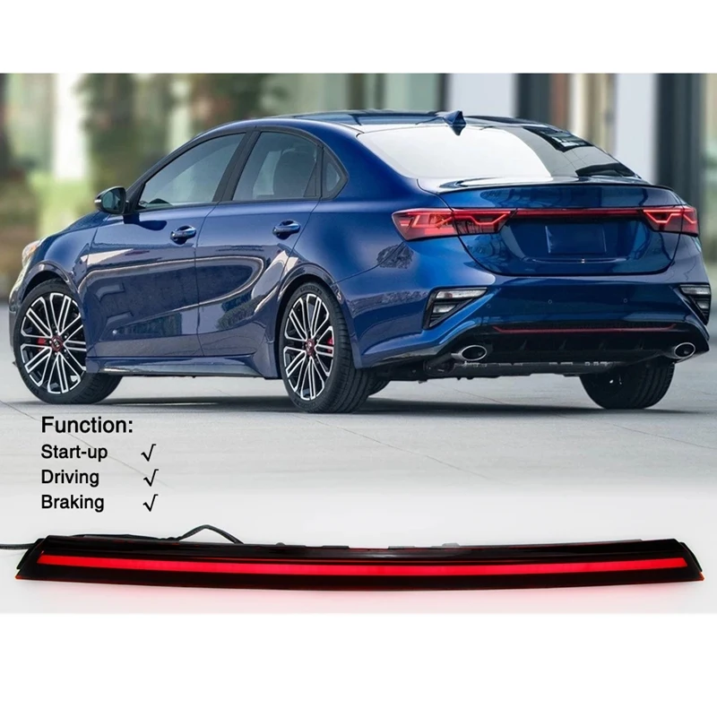 

Car Daylight Stop Light Brake Light with Running Signals Taillights LED Connector for Kia Cerato/Forte K3 2019 2020