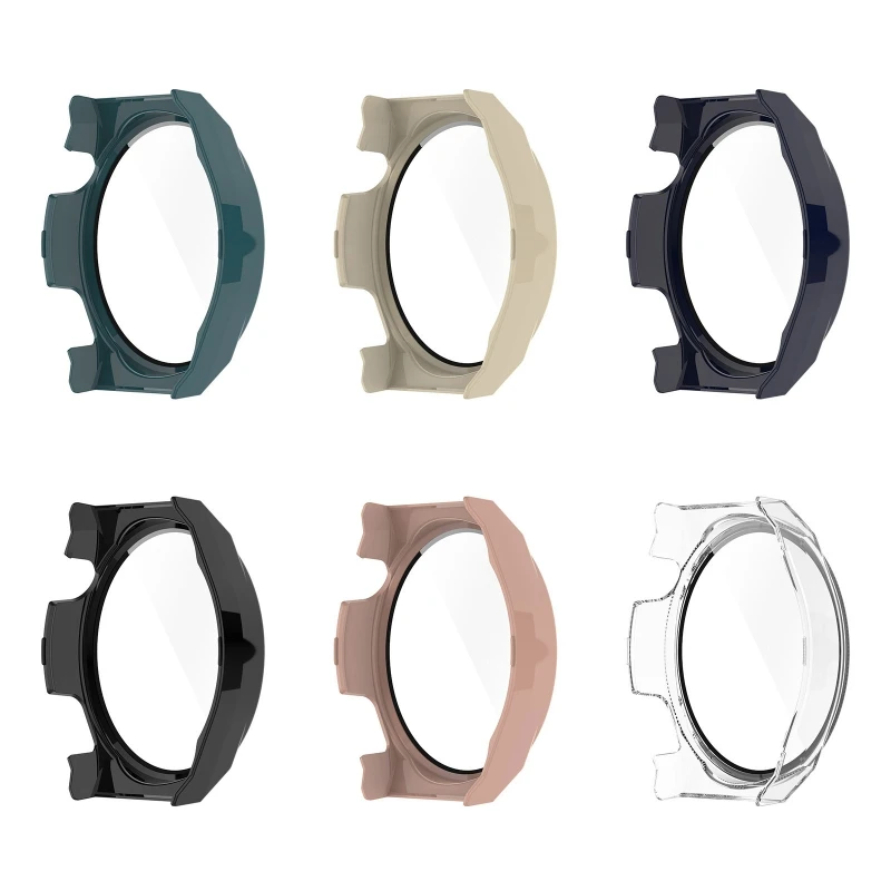 

Tempered Film + Case Screen Protector Full Coverage Cover Hard PC Frame Shell Smart Watch Housing For HuaweiGT3-Pro 46mm