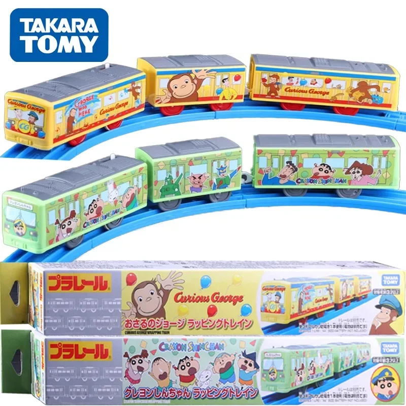 TAKARA TOMY Tomica Plarail новый любопытный Джордж карандаш Шин-тян комплект модели