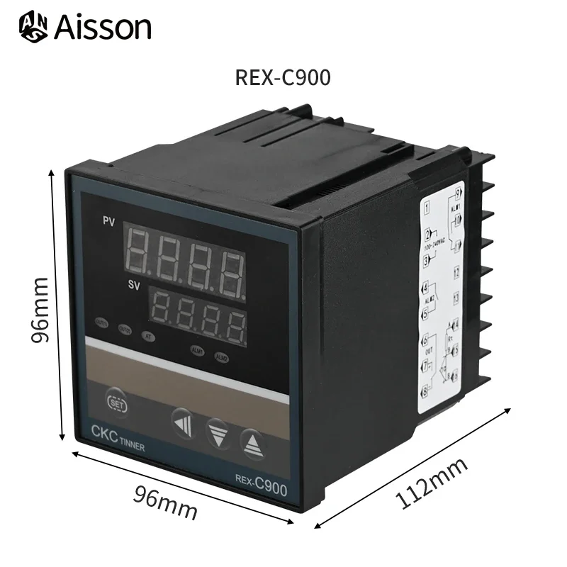 REX-C100 C400 C700 C900 ПИД-регулятор температуры, термостат с цифровым дисплеем, релейный выход SSR, 100 В-240 В переменного тока K E J PT100 CU50 (art.: 3920cb89ad3ca) - 3920cb89ad3ca
