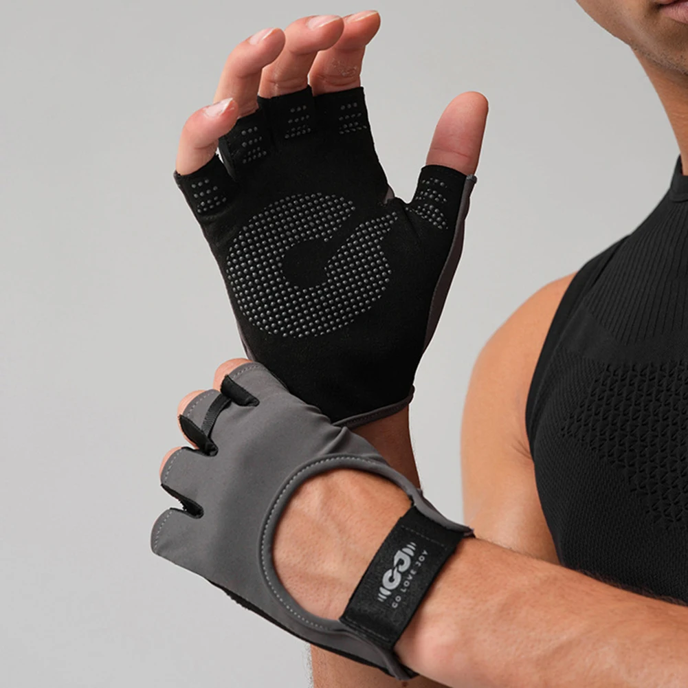 Перчатки для тренажерного зала дышащие нескользящие перчатки тренировок йоги