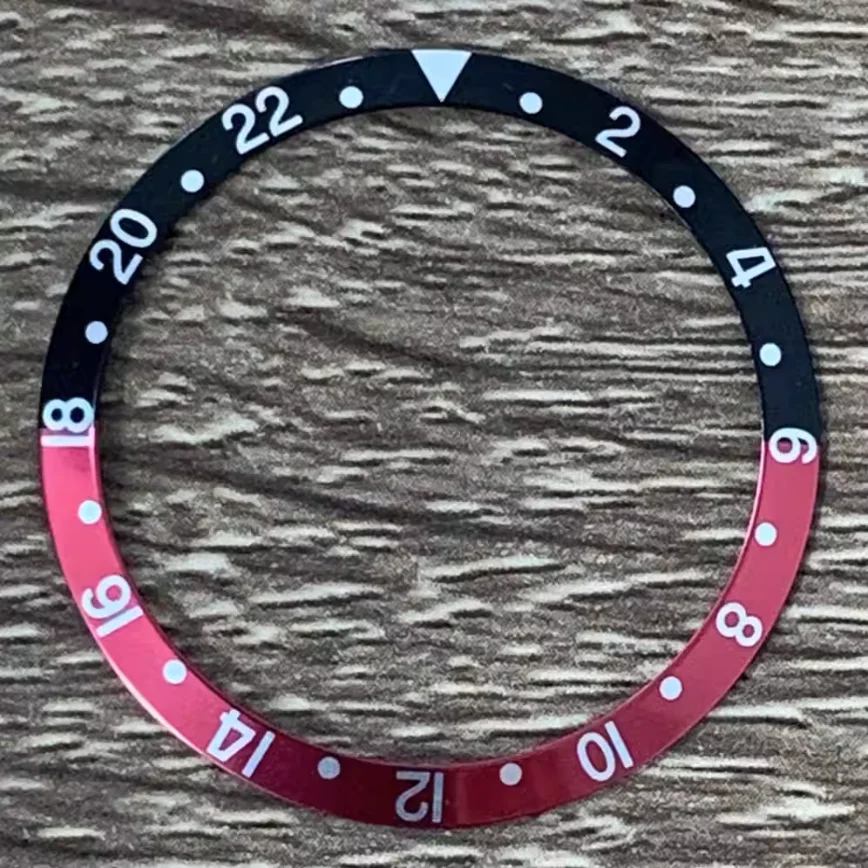 36.5MM Watch Bezel Inset Accessory Digital Aluminium Sloping Bezel Opening 36.5MM Outer Diameter 30.7MM Inner Diameter