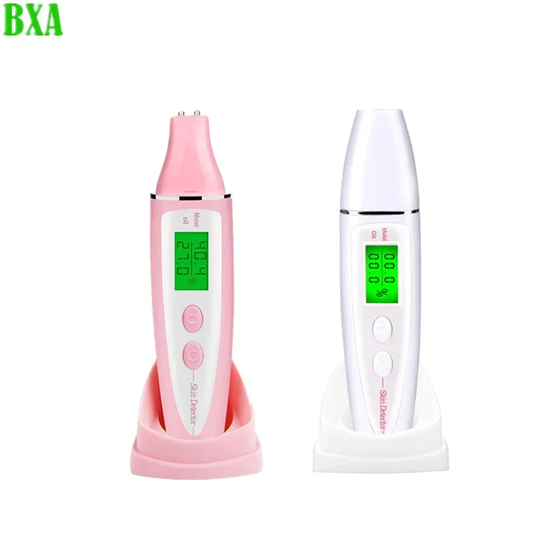 ЖК-цифровой анализатор кожи точный детектор тестер влажности масла для уход за