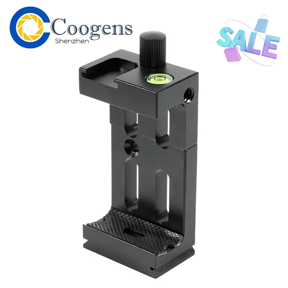 

Aluminum Alloy Universal Phone Multifunctional Pan Tilt Fixed Cold Boot Flash Expansion One Word Phone Clip Adapter Accessories