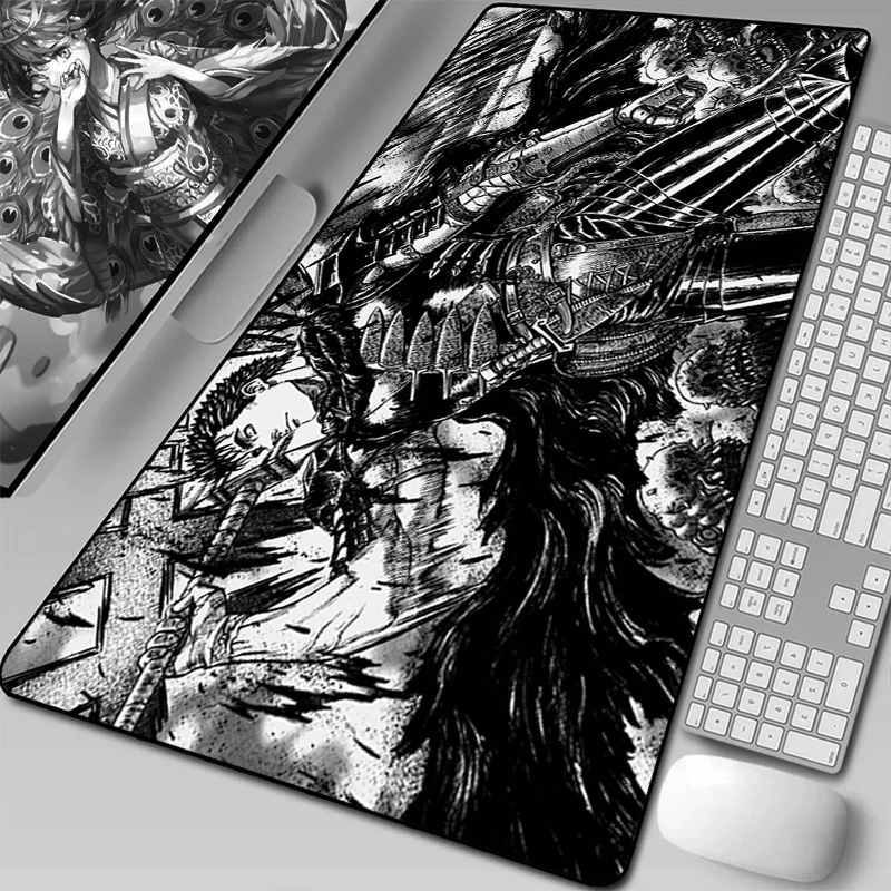 

Mouse Pad Gamer Gaming Mat Berserk Pc Accessories Xxl Pads Mousepad Mats Laptops Mausepad Mause Computer Keyboard Non-slip Anime