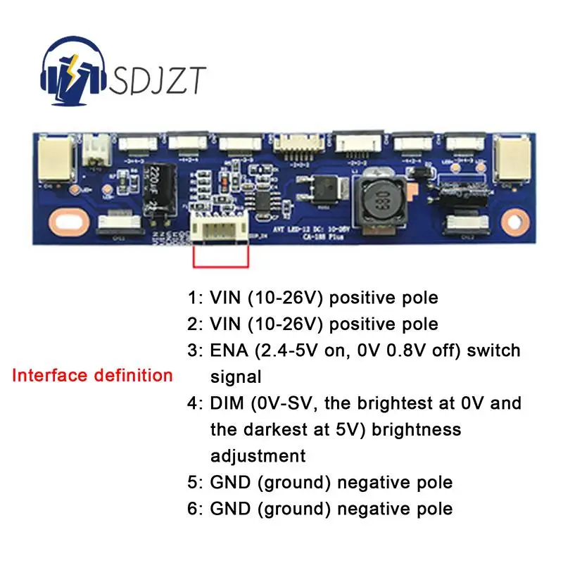 

CA-188 Inverter Multifunction Inverter For Backlight LED Constant Current Board Driver Board 12 Connecters LED Strip Tester