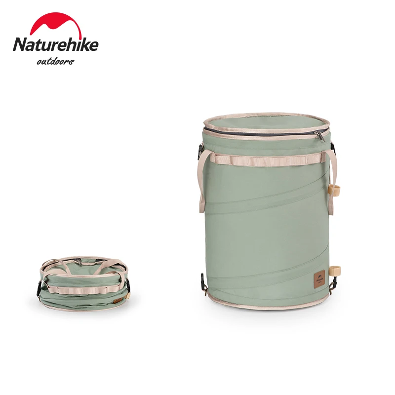 

Naturehike 30L Folding Storage Bucket Outdoor Camping Foldable Portable Debris Large-Capacity Clothing Storage Barrel NH21YW139