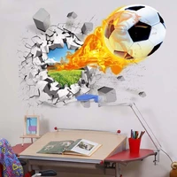 bedroom living room wall decoration boys room wall stickers 3d footbal wallstickers bathroom decoration posters window stickers