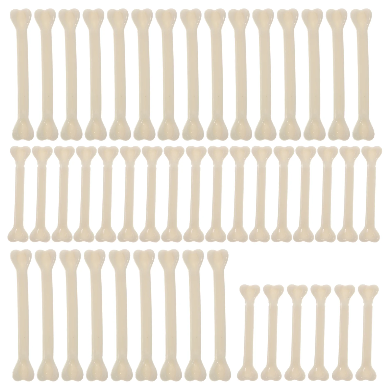 

Искусственные пластиковые украшения призрака в виде костей на Хэллоуин, белый цвет, 48 шт.