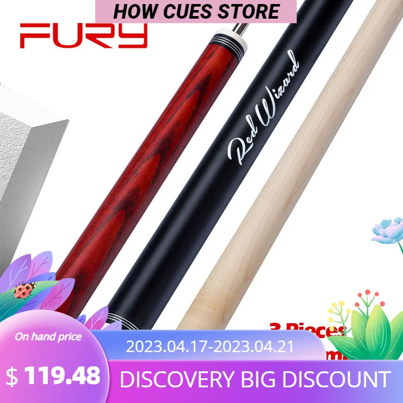 

Бильярдный пунш и прыжок Fury EA, кий, 55 дюймов, 58 дюймов, 13,5 мм, наконечник из кленового ашдревесины, высококачественный набор для бильярдного перерыва и прыжков с подарками