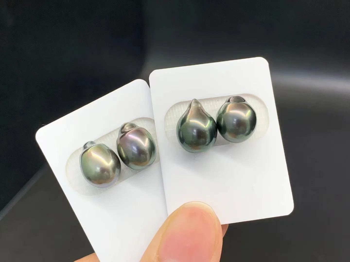 

Круглые Свободные жемчужины AAA 7-8 мм, Tahitain, морская вода, Павлин, зеленый жемчуг, без дефектов, яркие легкие мелкие Бусины для сережек-гвоздиков