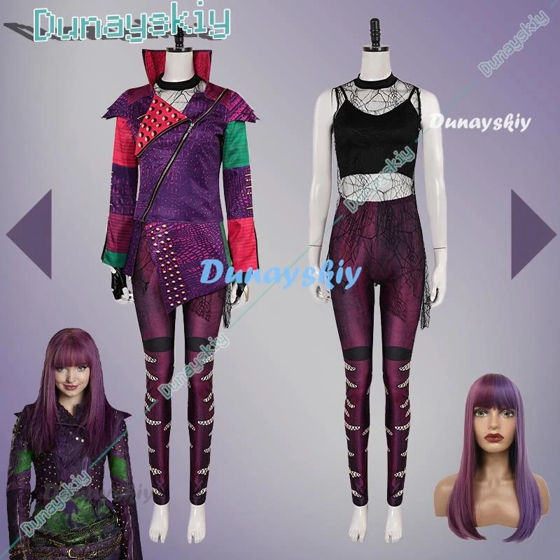 D-Descendants Косплей Фантазия Мал Костюм Маскировка Для Взрослых Женщин Куртка Брюки