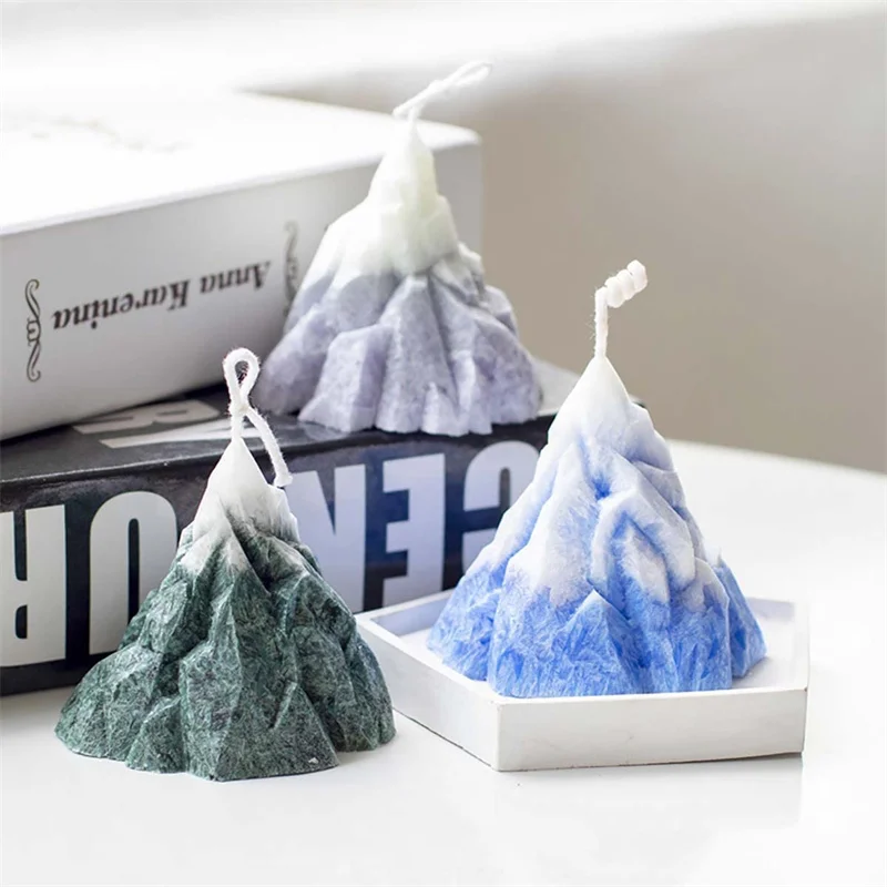 

Iceberg Candle Mold Resin Mold Silicone Mold for Candles Home Decoration Silicone Mold for Resin Iceberg Soap Mold Cartoon Mold