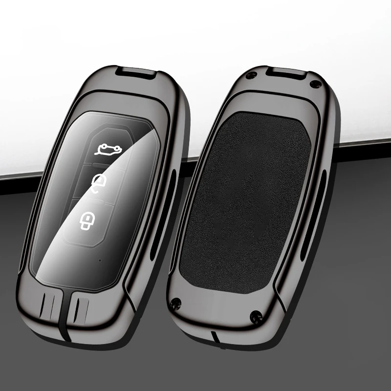 Брелок для автомобильного ключа Защитная крышка с 3 кнопками из цинкового сплава