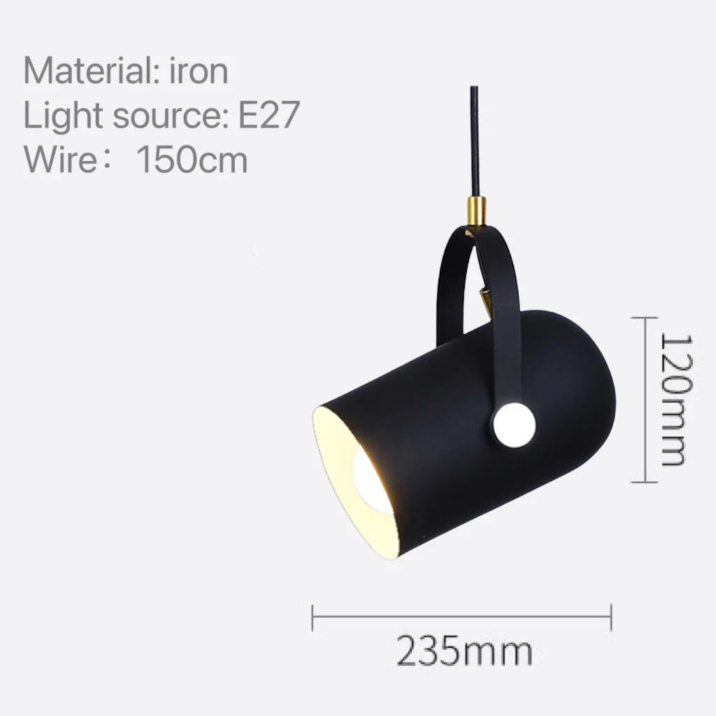 

Подвесной светильникRotate черный
