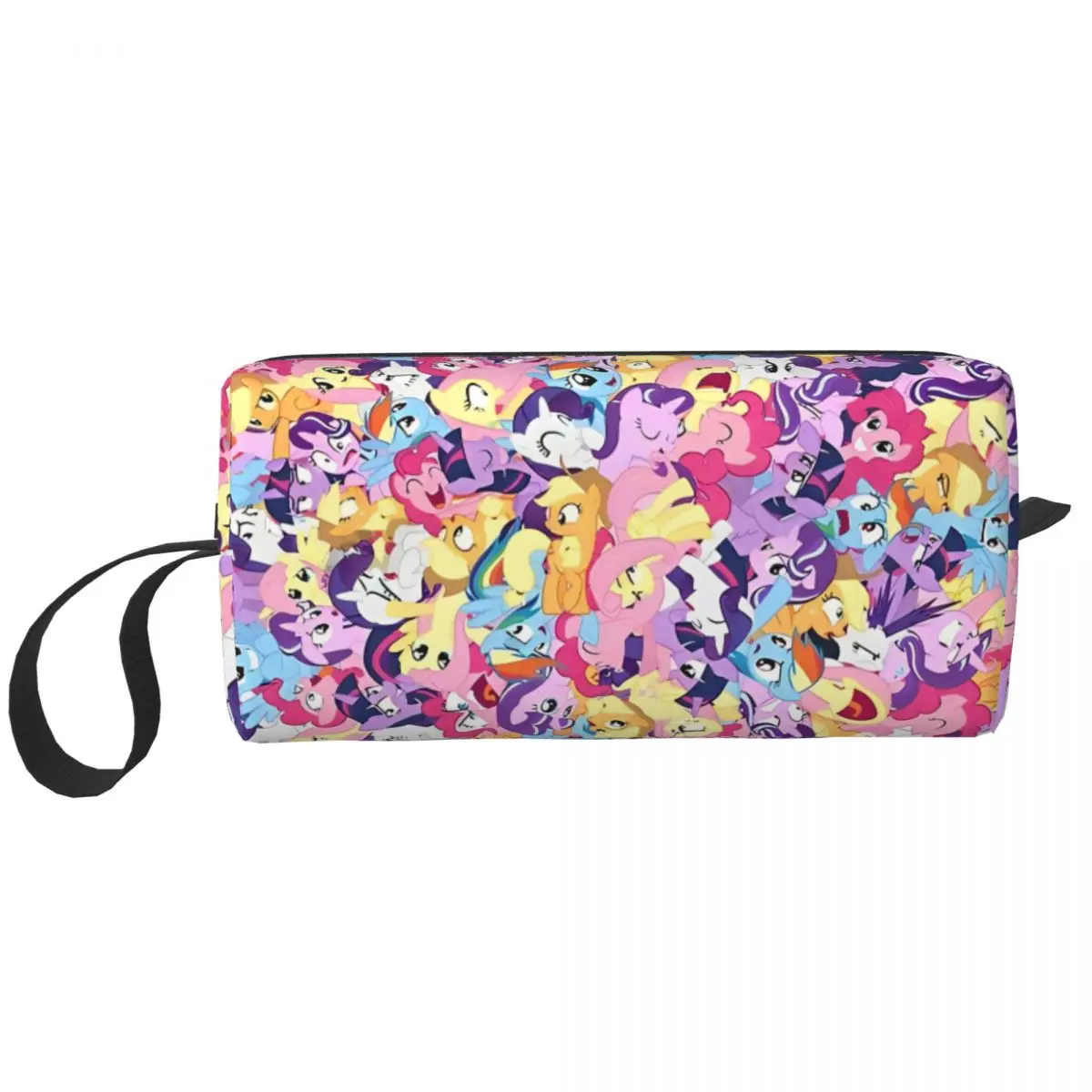 My Little Pony Mane Seven Mess Makeup Bag Pouch Cosmetic Travel Toiletry Small Storage Large Capacity