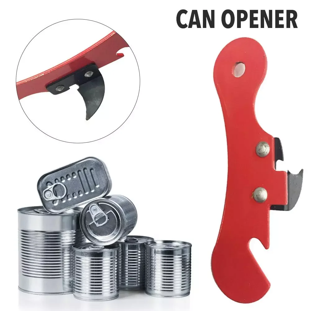 

2022New Go Swing Topless Can Opener Multifunctional Bottle Opener Safety Easy Manual Can Opener for Household Bar Tool