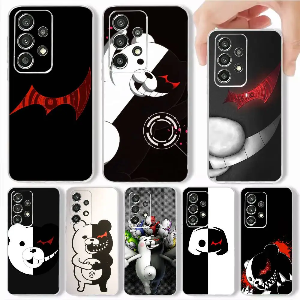 Фото Чехол для телефона Mystery D-Danganronpa M-Monokuma, прозрачный мягкий чехол для Samsung S25, S24, S21, S22, S23, S30, Ultra, S20, Plus. №1