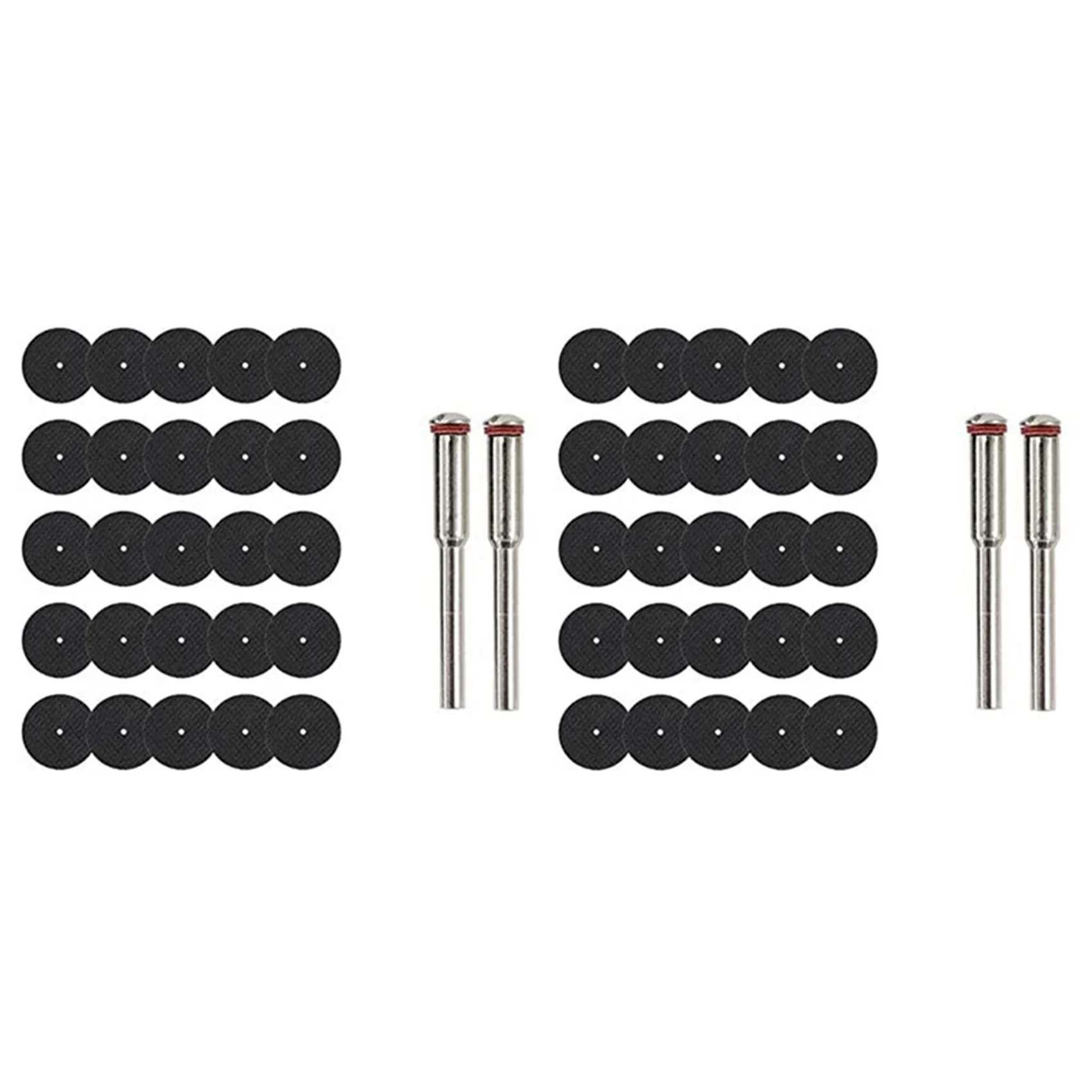 

50Pcs 32Mm Grinding Wheel With Mandrels For Rotary Tools Resin Cutting Disc Mini Circular Saw Blade Rotary Cut Off Wheel