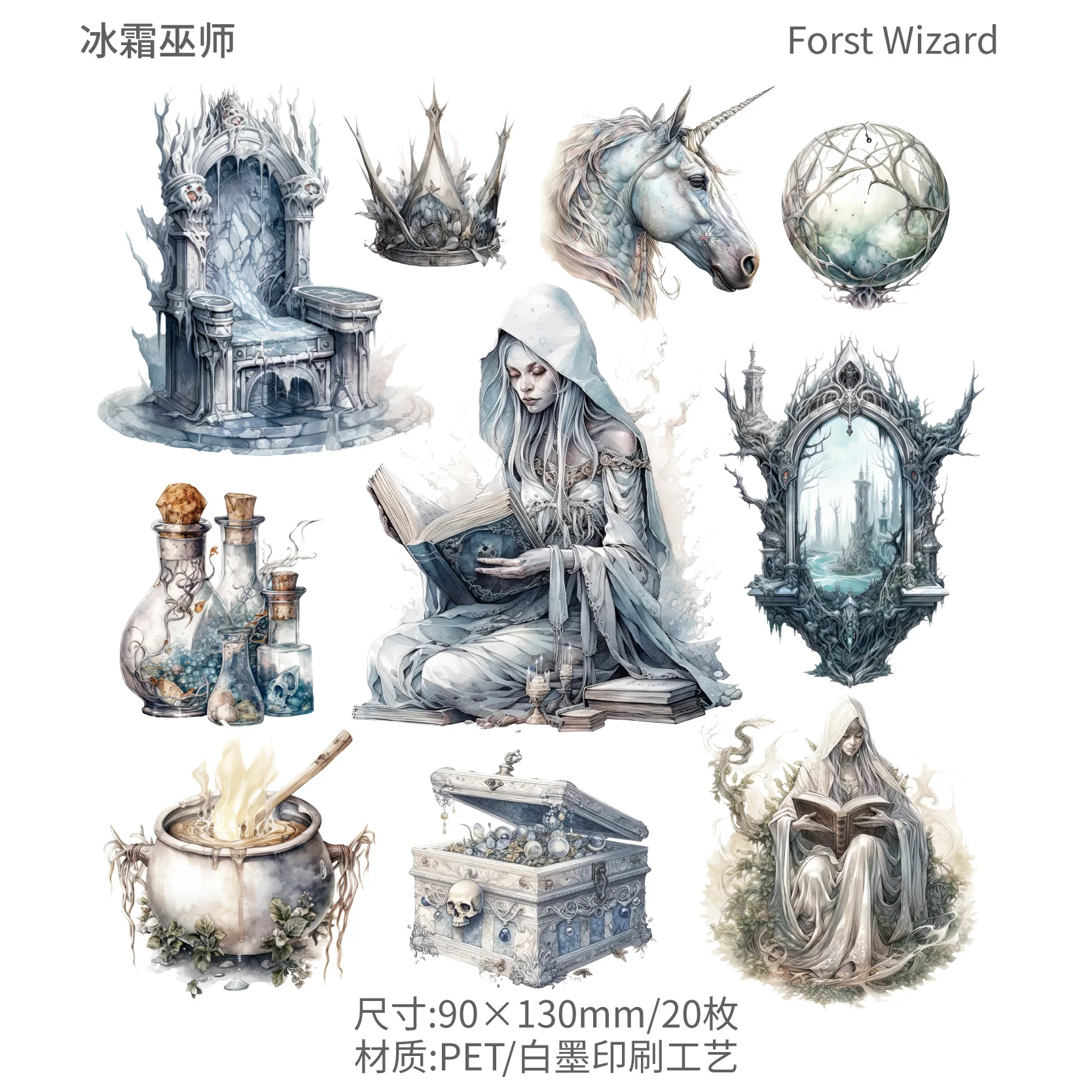 

Декоративные наклейки Alideco для телефона 20 шт.