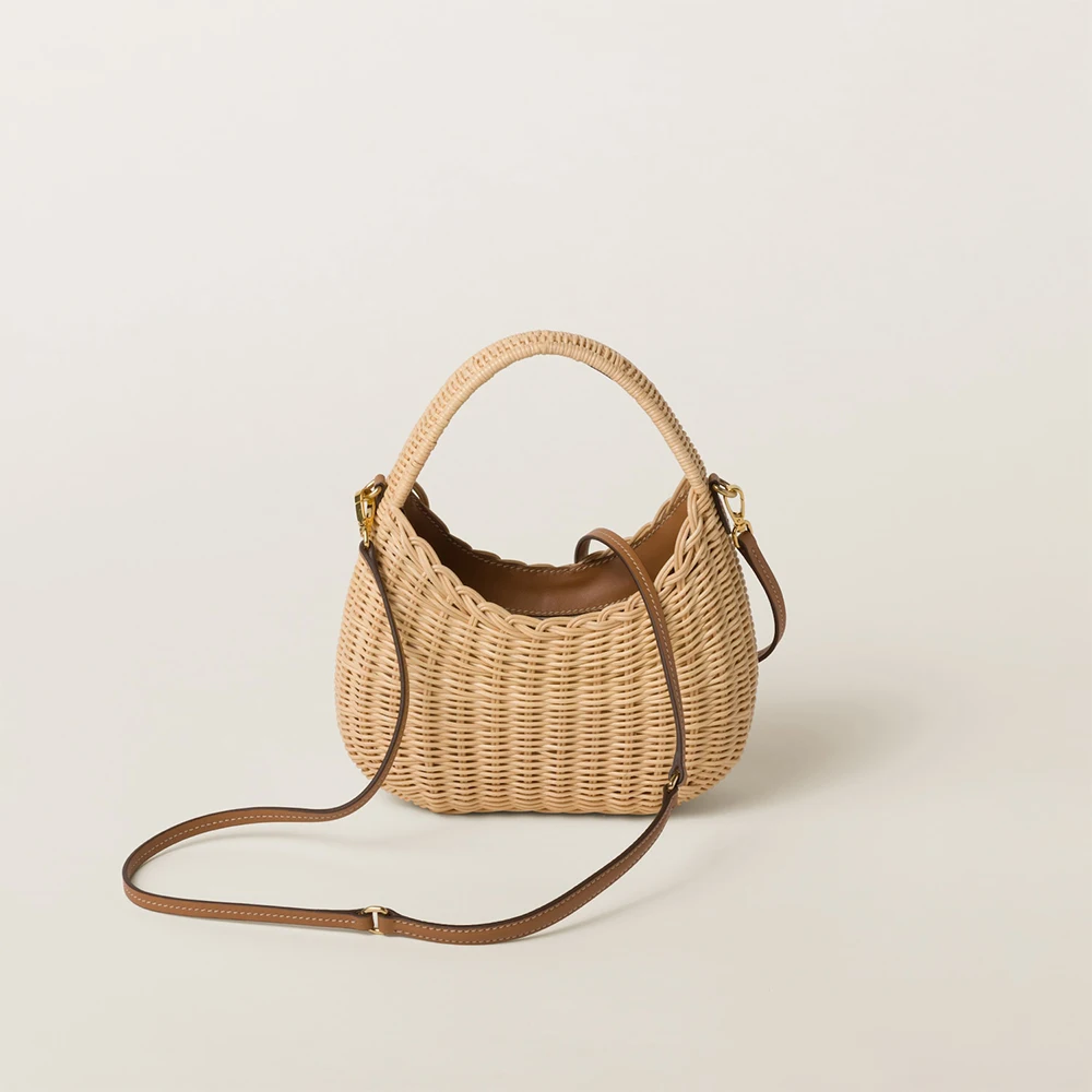 

MS Wicker Woven Handbag #wfms6289