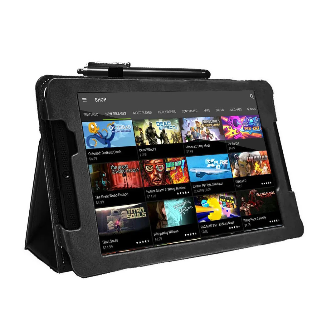 Чехол для Nvidia Shield Tablet K1 8,0, ультратонкий кожаный чехол-книжка для 2015 Nvidia Shield K1 / 2014 Shield 2, чехол для планшета