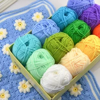 colorful milk cotton hand woven medium coarse wool material for making dolls moisture proof dry delicate soft warm comfortable