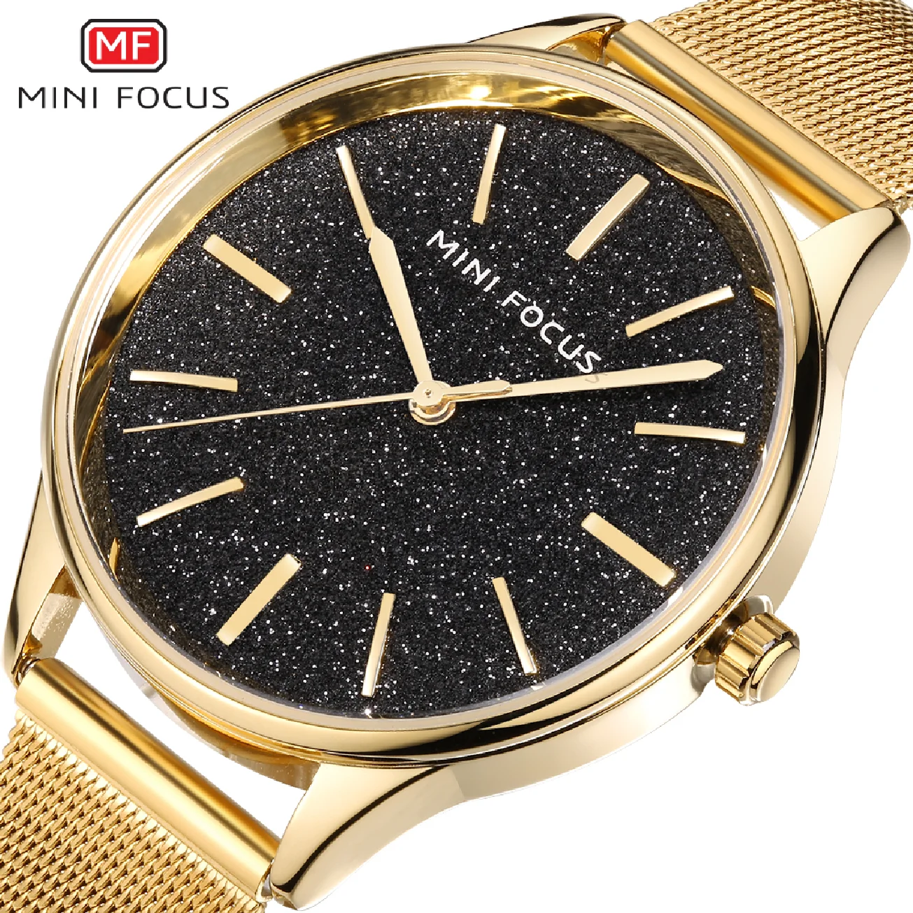 MINI FOCUS Brand Luxury Women Watches Ladies Fashion Simple Quartz Watch Waterproof Stainless Steel Wrist Watchs For Woman Clock