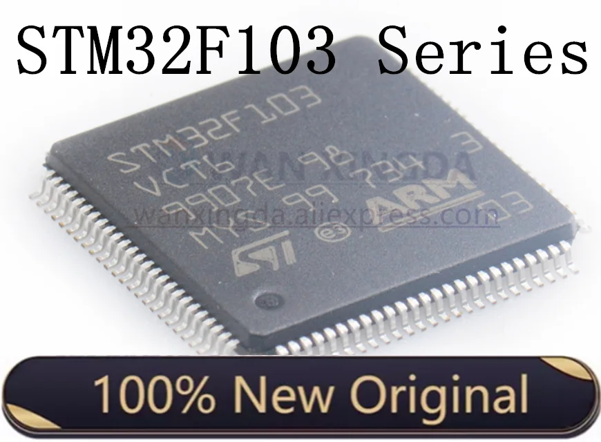 Чип STM32F103RCT6 STM32F103R8T6 STM32F103RBT6 STM32F103RDT6 STM32F103V8T6 STM32F103VBT6 STM32F103VET6 Stm32F103ZET6 - купить по