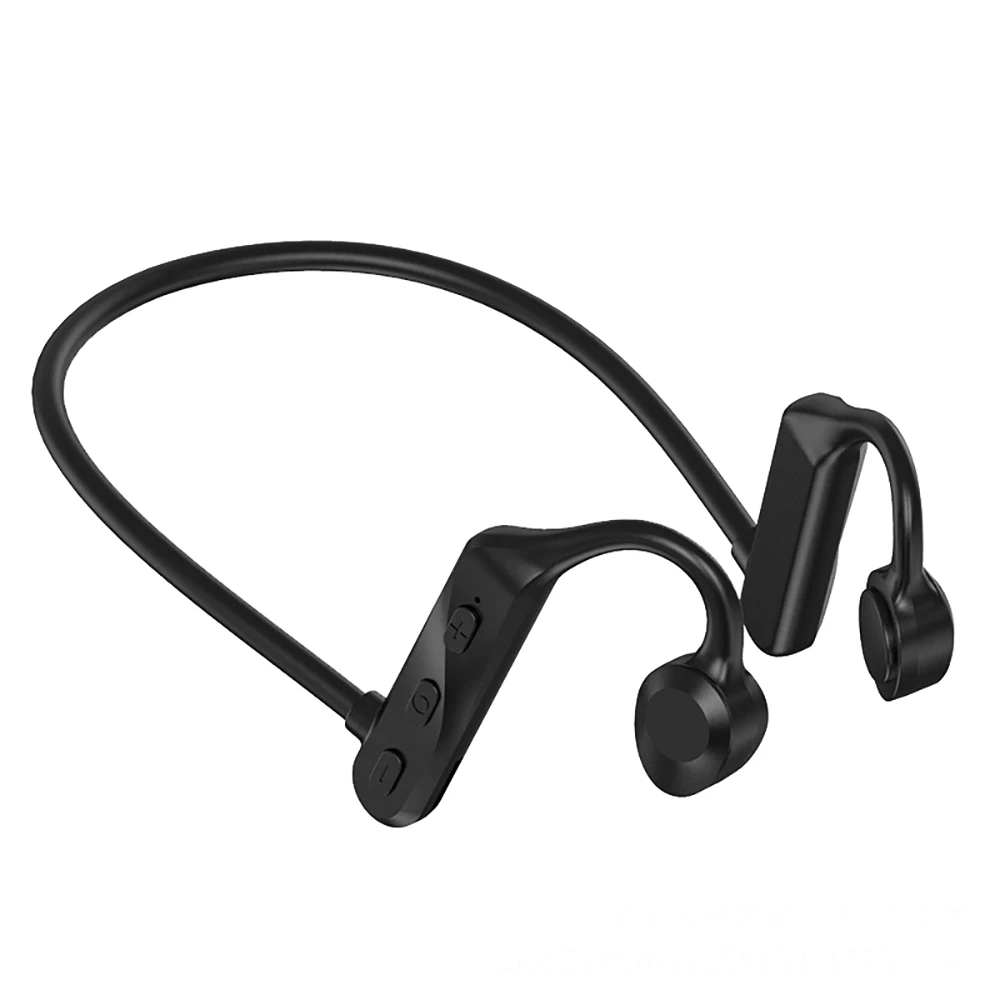 

Наушники с костной проводимостью, Bluetooth 5,0, Hi-Fi, стерео с микрофоном, водонепроницаемые спортивные наушники для бега, спорта, черные