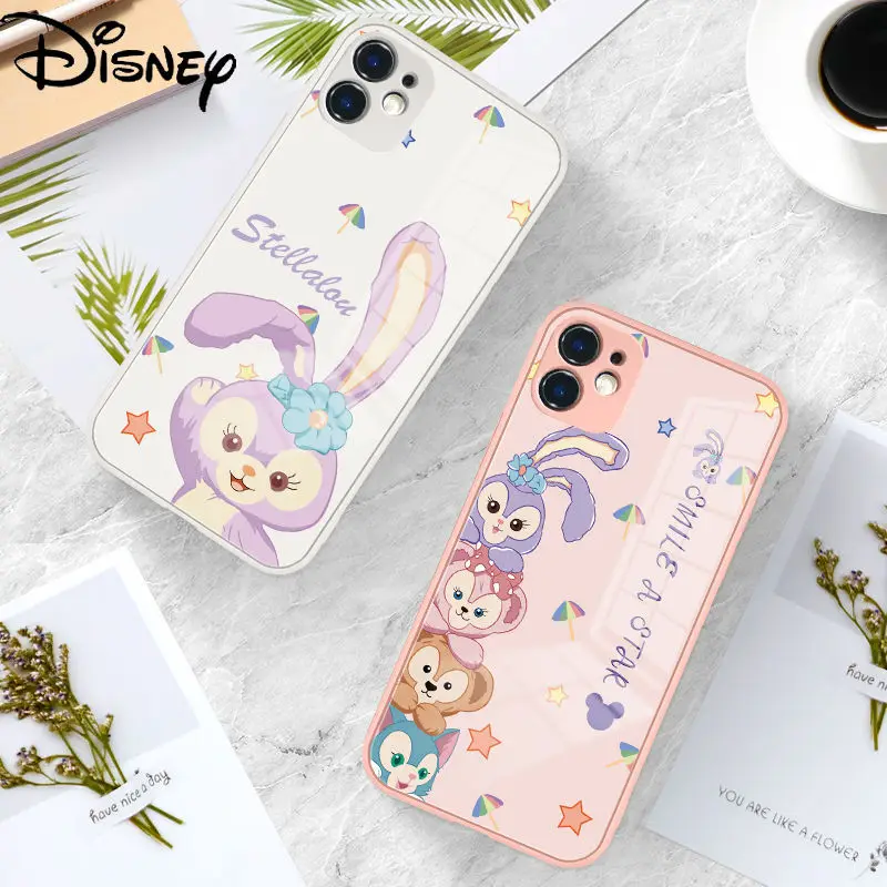 

Disney Stellalou Case for Iphone 11 12 13 Pro Max 11pro 11promax 12pro 12promax 13pro 13promxa XS XR 7 8 Plus Liquid Glass Cover