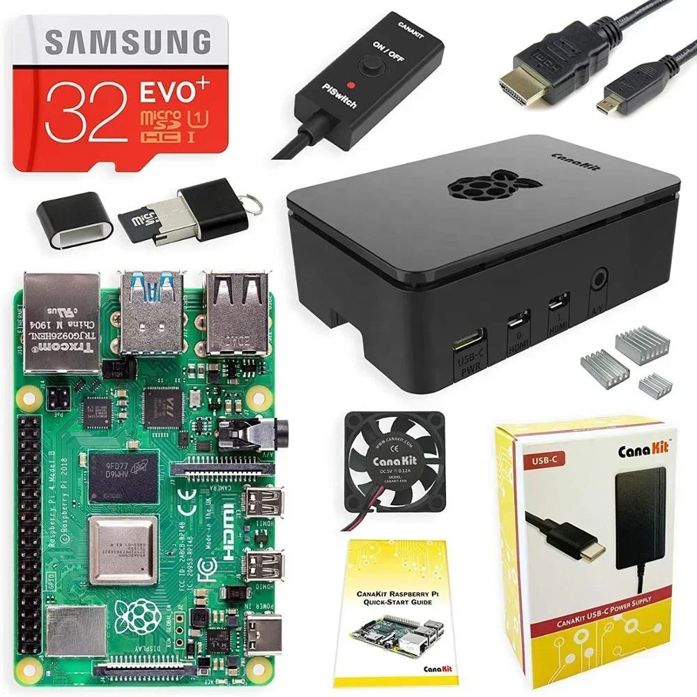 Jeking Raspberry Pi 4 &amp 5 Модель B 1 ГБ/2 ГБ/4 ГБ ОЗУ для DIY 4B список bom