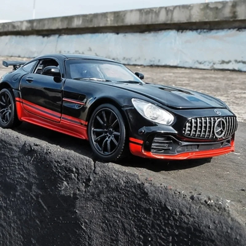 

1/32 Benzs-GT GTR Alloy Racing Car Model Diecast Metal Toy Vehicle Car Model Simulation Sound and Light Collection Kids Toy Gift