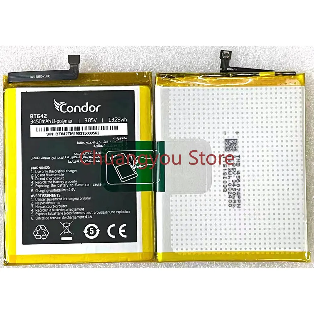 3 85 V новый высококачественный 3540mAh/13.28Wh Condor BT642 запасная батарея для мобильного