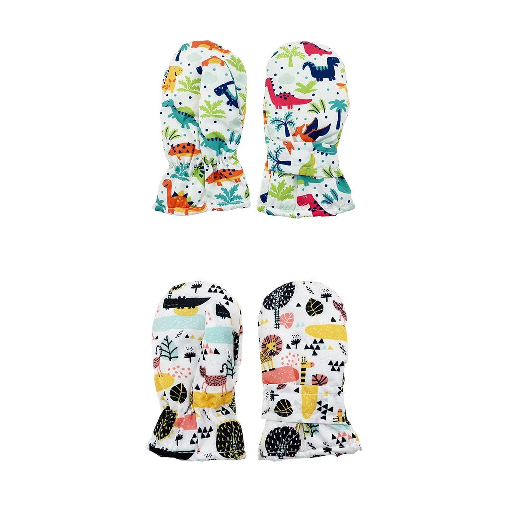 

1 Pair Kids Snow Ski Gloves Thermal Windproof Waterproof Cartoon Winter Snowboard Climbing Fishing Skiing Warm Mittens