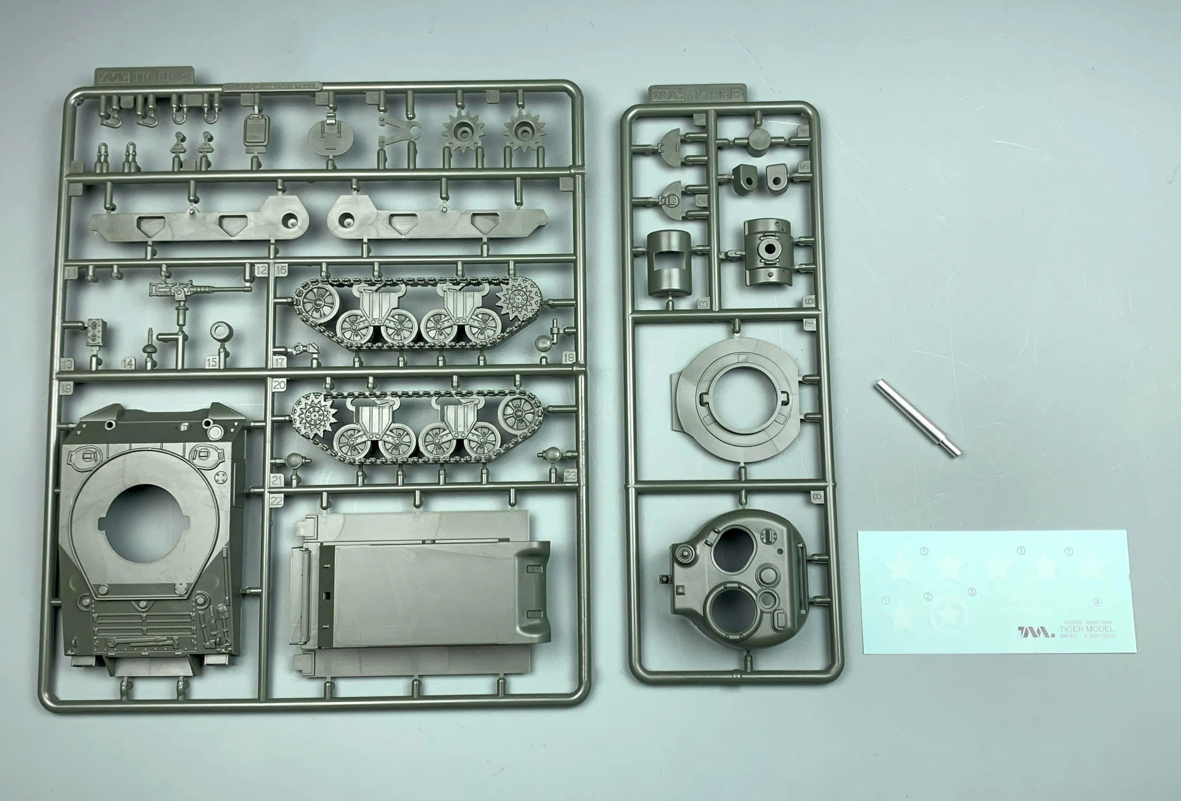 Модель Tiger 511 армейская 2 мировая война M4A3 75 мм средняя танковая пластиковая