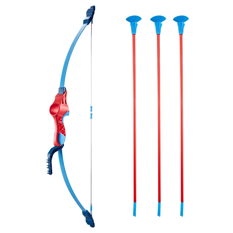 

Outdoor Sports Children'S Bow And Arrow Toy Set Long-Range Shooting Big Sucker Small Fiber Bow And Arrow With 3 Sucker Arrows