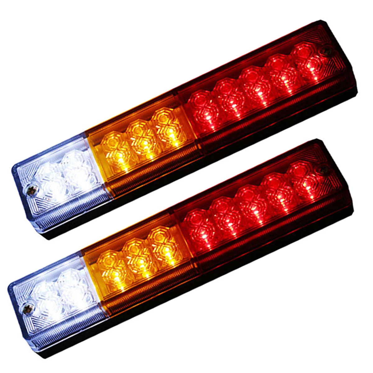 

2pcs 20LED Universal Taillights Trailer Truck Rear Light Reverse Indicator